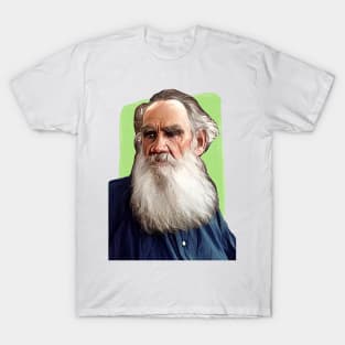 Russian Writer Leo Tolstoy illustration T-Shirt